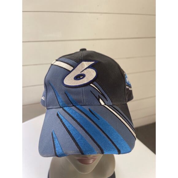 Mark Martin NASCAR Chase Authentic Pfizer 6 Hat - Racing Strap back- EUC!! - Picture 1 of 6